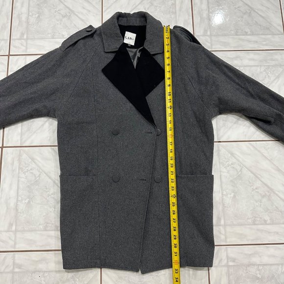 LAP LA Oversized Military Double Breasted Coat Women Size Small or Medium Jacket - Picture 2 of 14